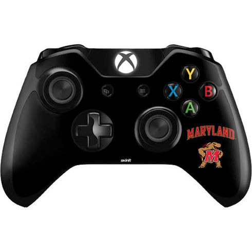 University of Maryland Collegiate Text Xbox One Skins